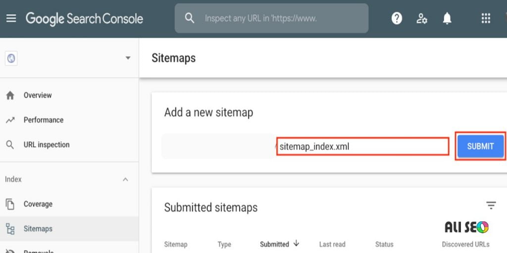 Sitemaps ثبت سایت مپ در گوگل سرچ کنسول